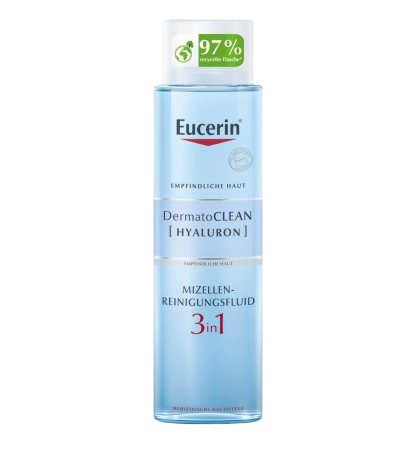 1.	DermatoClean [Hyaluron] Micellar cleansing fluid 3 in 1