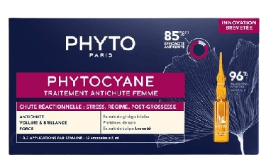 Phyto Phytocyane Reactional Anti-Hair Loss Set For Woman